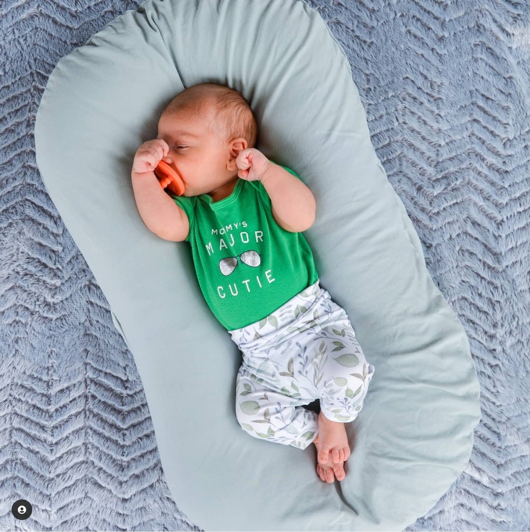 Snuggle Me Organic Cover , Handmade Cover , Jersey Knit Gray Cover