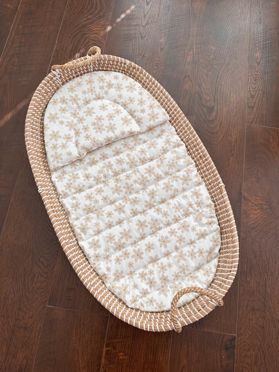 Liner for Changing Basket, Table Basket Insert , Muslin Swaddle Blanket, Baby Gift Set, Changing