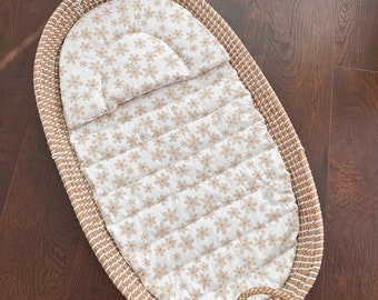 Liner for changing basket, table basket insert , muslin swaddle blanket,  baby gift set,  changing basket replacement