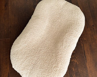 Baby Lounger Cover Infant Toddler, Cozy Nest Slipcover, Neutral Nursery Decor