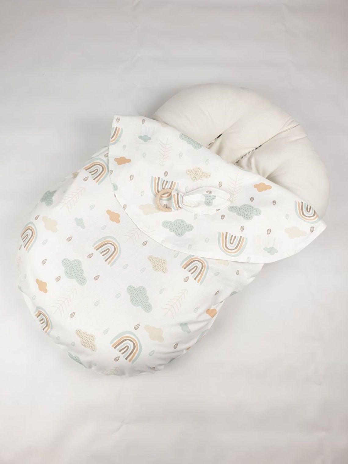 Cotton cover for snuggle me organic handmade cover cotton Etsy