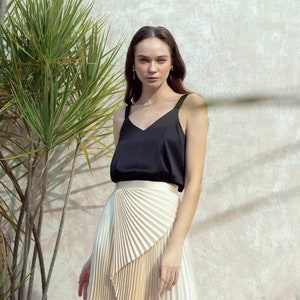Summer Thin Straps Top - Silk Camisole