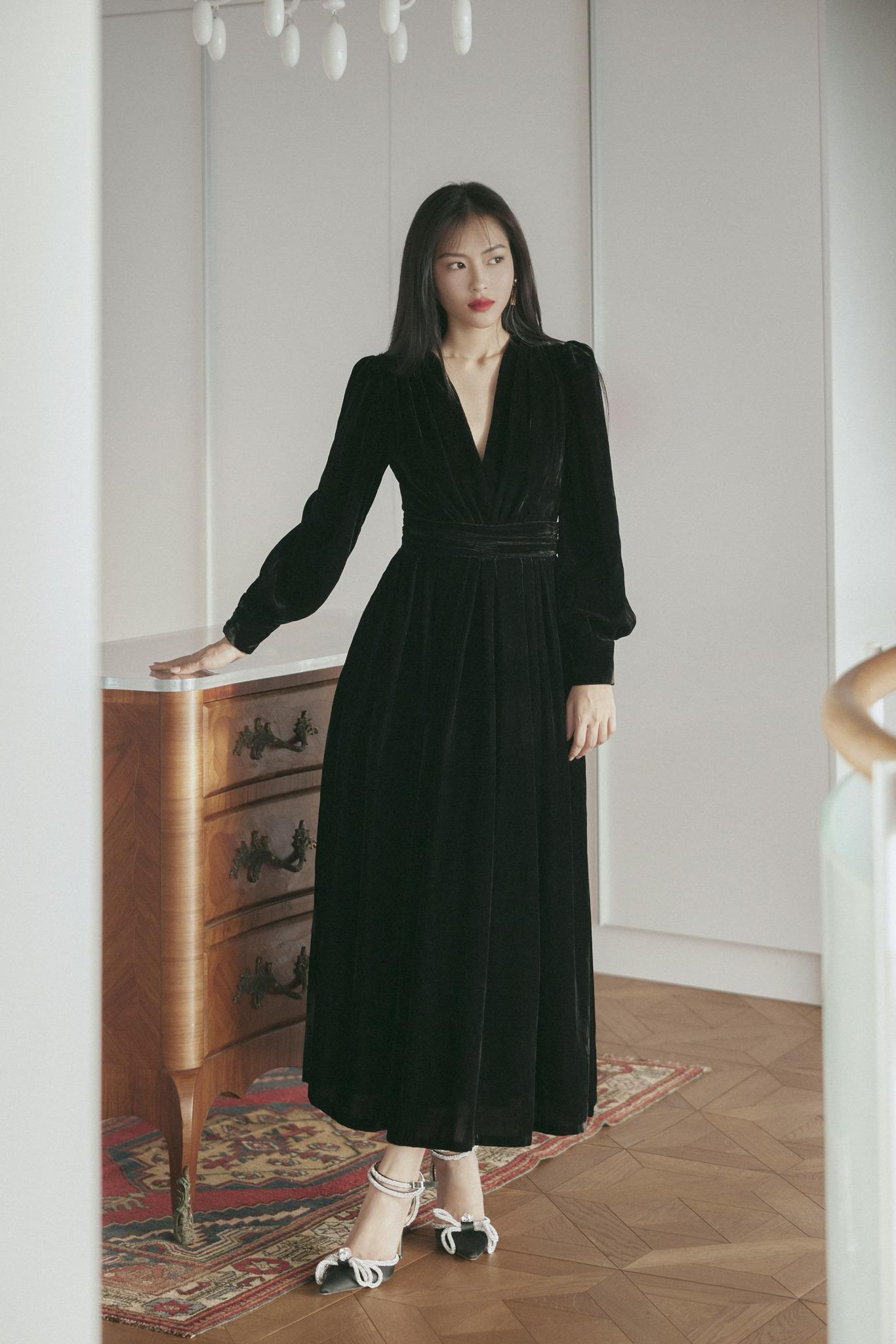 Women Velvet Dress