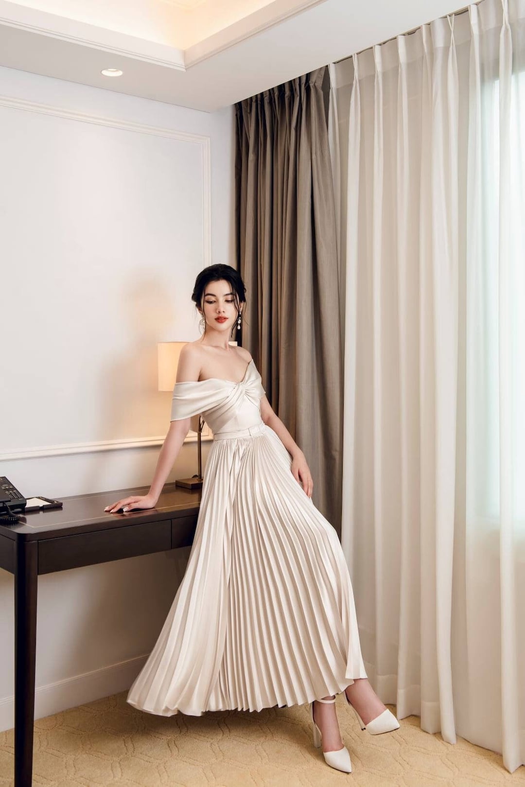 pink lace prom dress Sweetheart Tulle Long Pretty Party Dress PSK660 US10 / Custom Color and elegant sweep train Leely Women White Lace EDIT: SPRING COTTON Color:CAMP