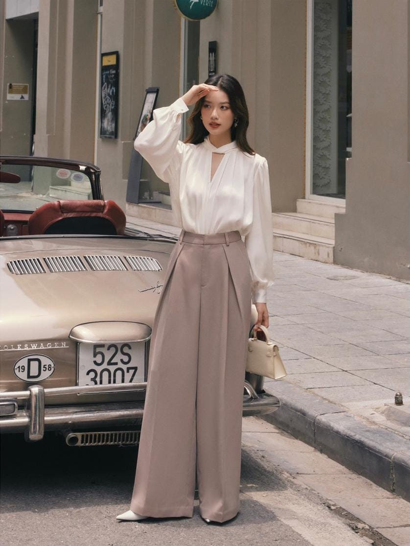 Falda pantalón de seda México