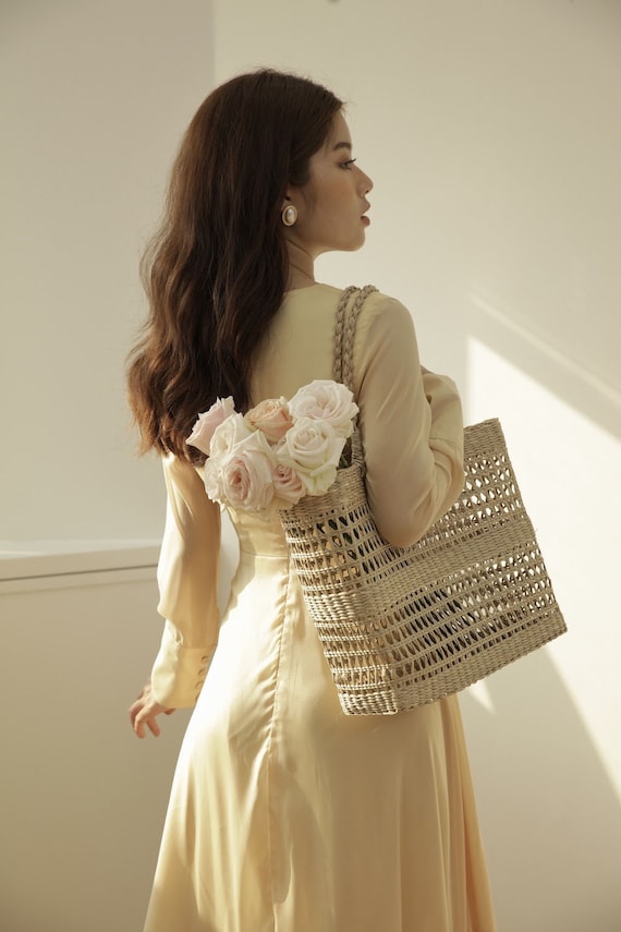 Robe longue online mousseline mariage