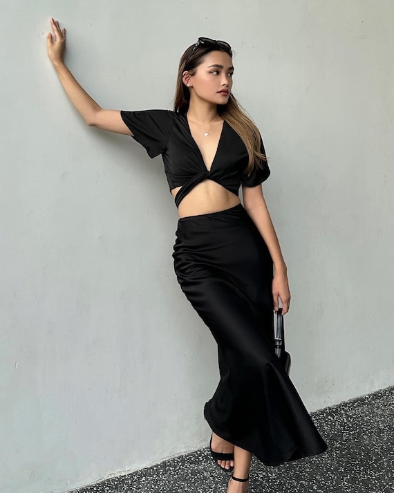 long halter maxi dress Kaelia Tiered Halter Maxi Dress Sparkle Brown main image 0