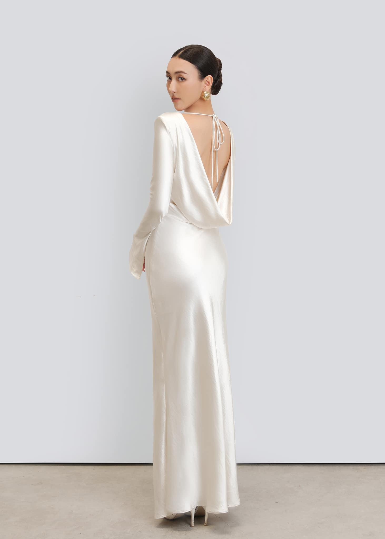 fitted lace wedding dress Long Sleeve Monroe Crushed White Velvet Tennis Dress | White Tennis Dress |  Tennis Dresses | Luxury Tennis | Fancy Tennis Dresses | Casual Tennis Dress main image 1