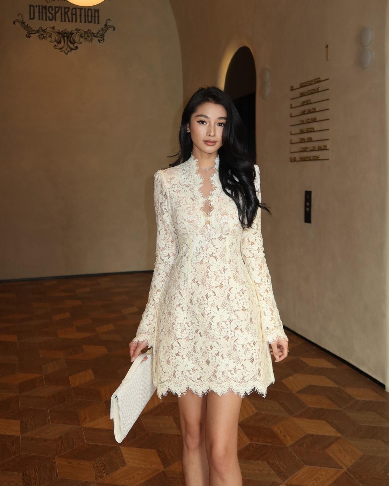 Sheer Lace Dress - Etsy