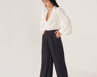Silk Noil Pants - Etsy
