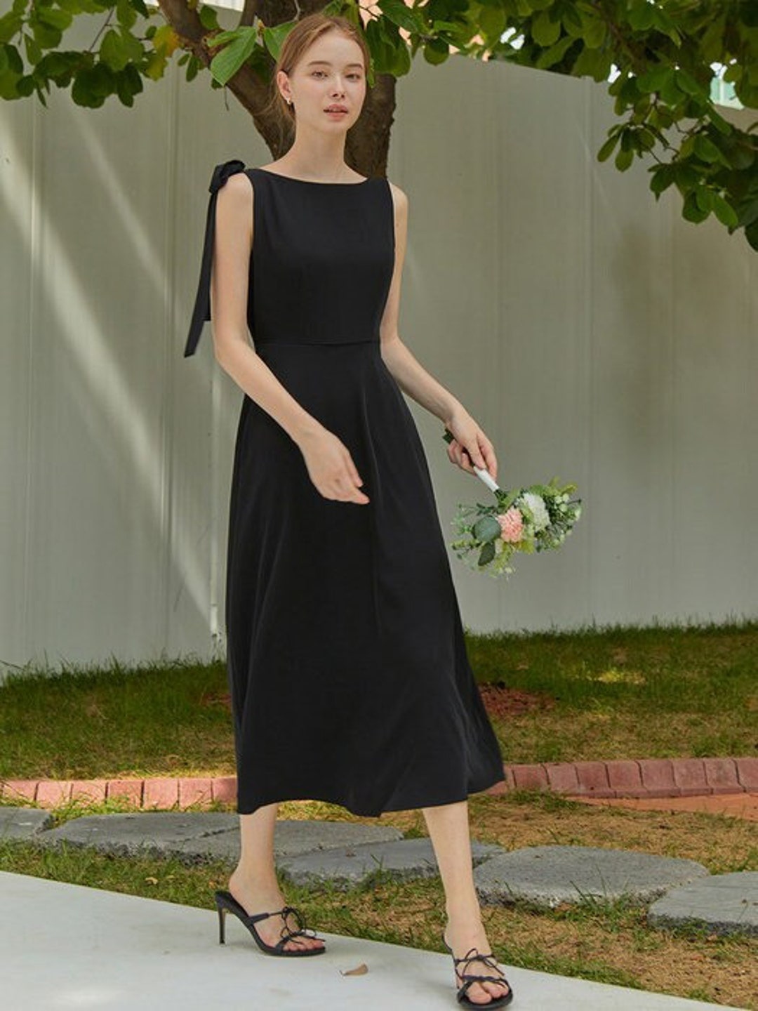 Strappy A-Line Midi Dresses main image 1