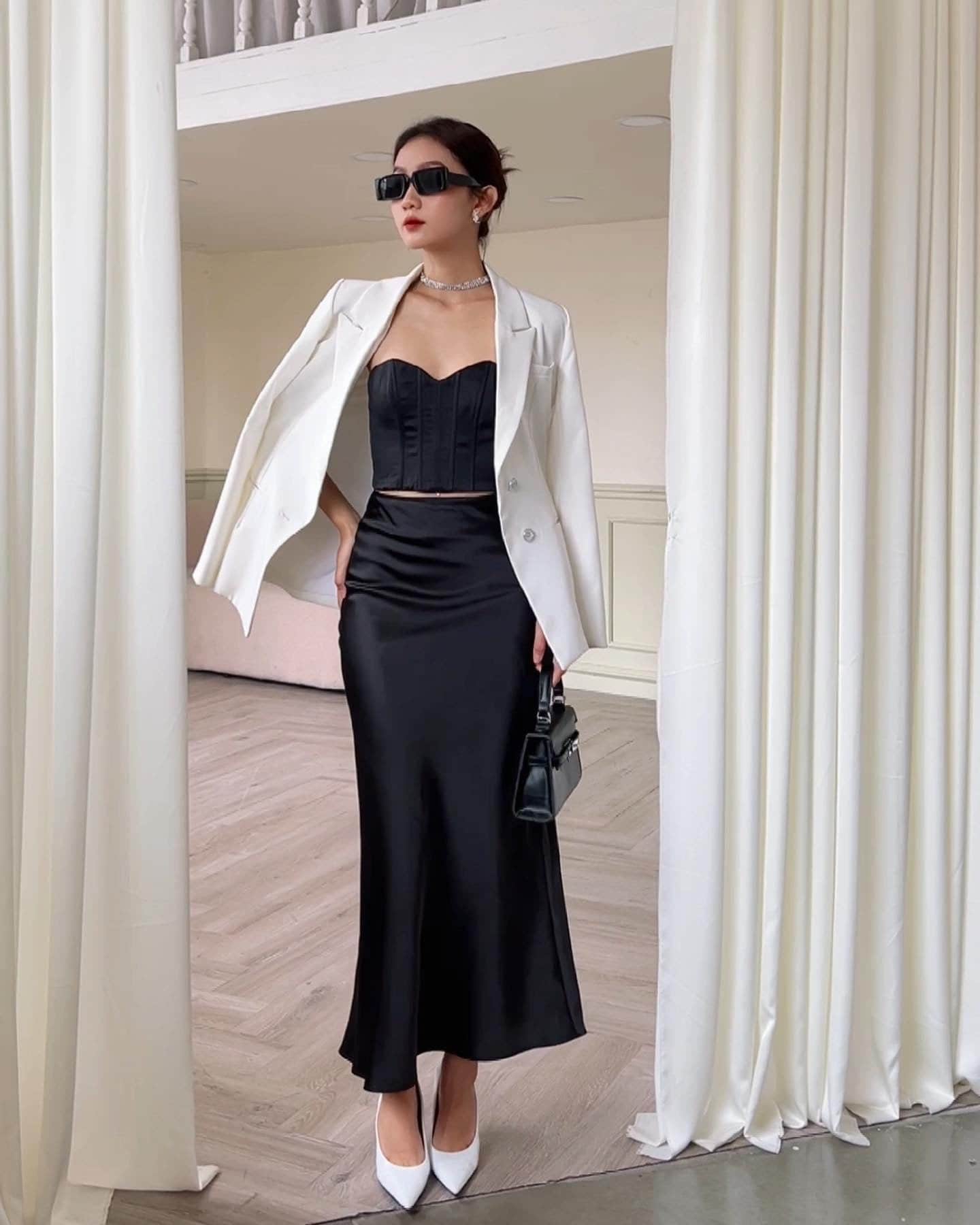 Long Pleated Skirt 8 - Etsy