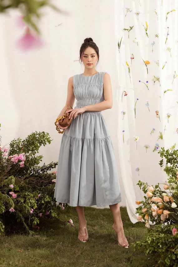 Wedding Dress Pleated Maxi Skirt Wedding Guest Wedding Guest