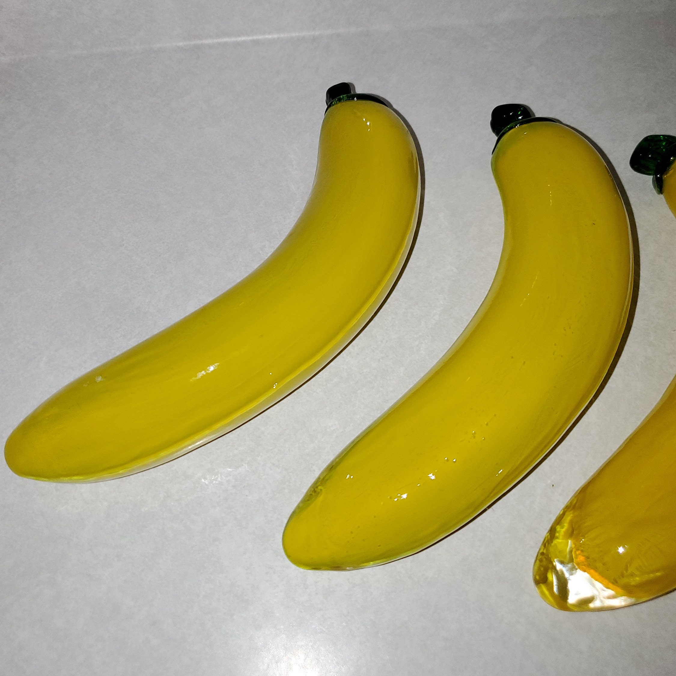 Vintage HandBlown Glass Bananas 3 Total Etsy