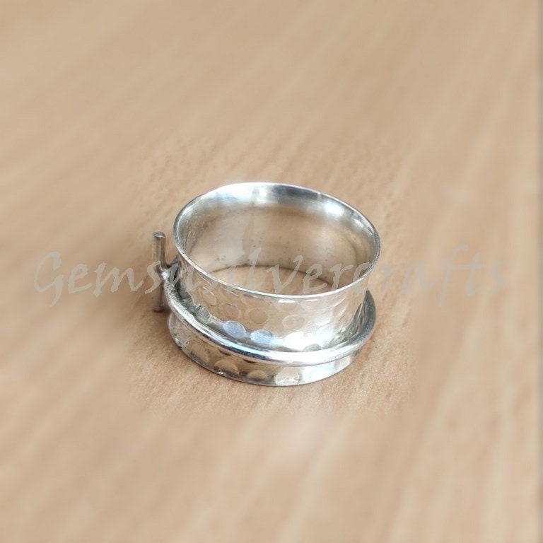 925sterling Silver Spinner Ring Spinner Rings for Women - Etsy