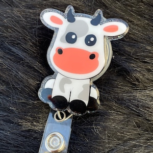 Cow badge reel