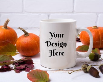 Flowers Mug Mockup Etsy