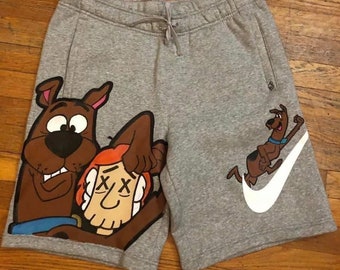 nike shorts with cartoon characters on them