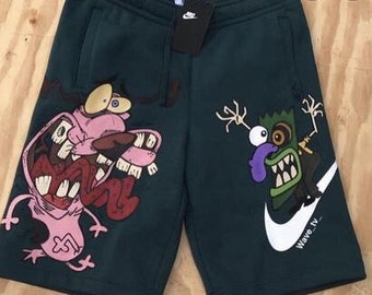 custom nike shorts with cartoon characters