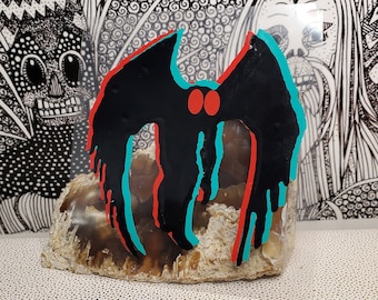 3D Mothman Decal -Permanent Vinyl-