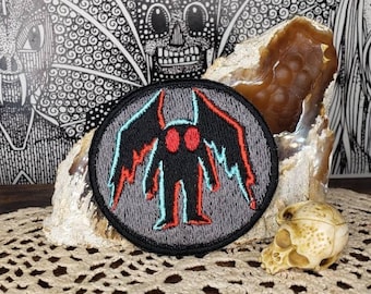 3D-borduurpatch Mothman