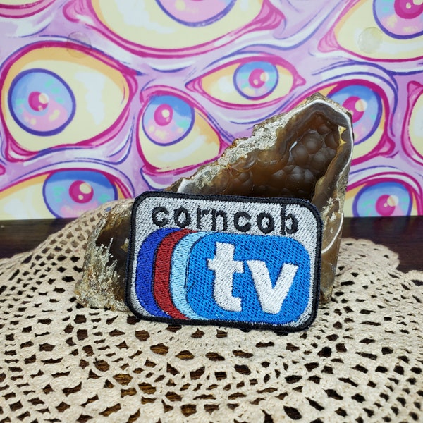 Corncob TV I think you should leave Embroidered Patch