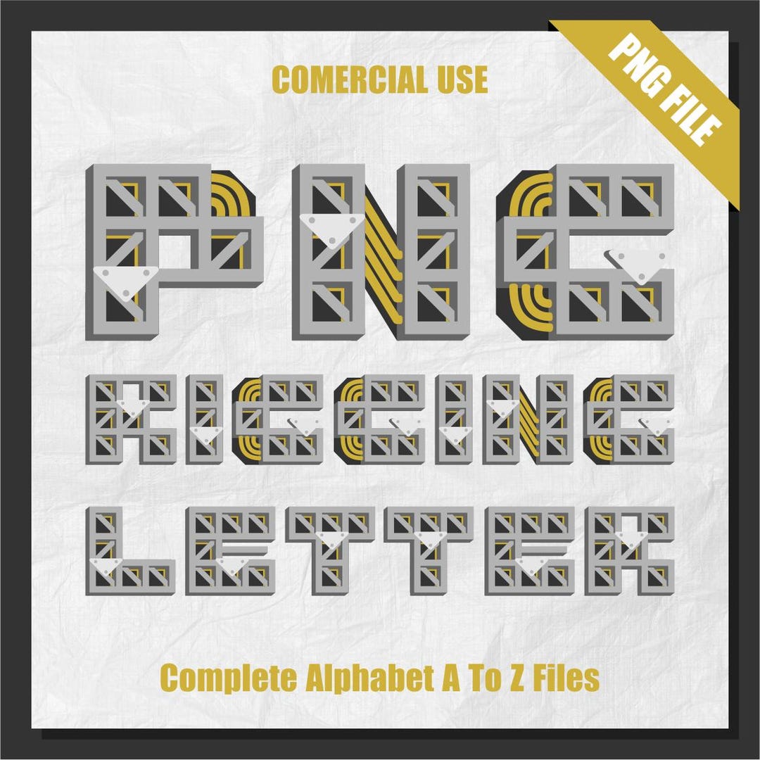 Rigging Clipart, Rig Letter PNG, Stage Alphabet, Alphabet Clipart PNG ...