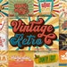 Vintage Retro Font Bundle - Retro Font, Vintage Font, Groovy Font, Retro Script, Procreate Font, Canva Font, Cricut Font, Logo Branding Font