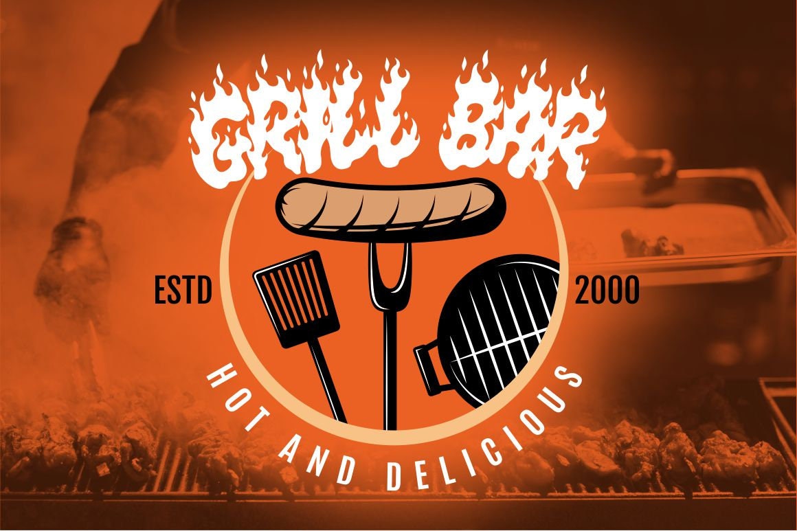 Burning Hammer Fire Font Display Font Flame Font Etsy