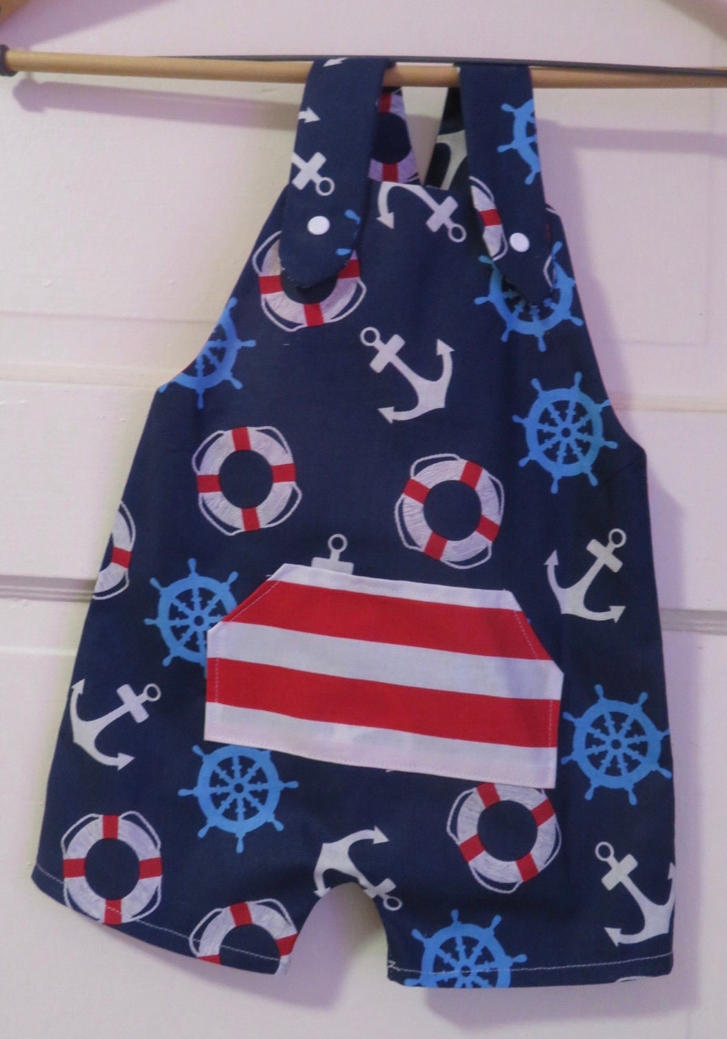 Baby Romper Nautical Romper Gender Neutral Baby Clothes Etsy UK