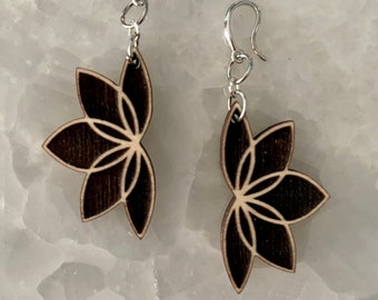 Flower of life earrings
