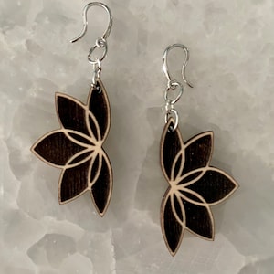 Flower of life earrings