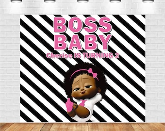 100% Polyester Wall Tapestry Details about   Boss Baby Boy Red Party Backdrop Banner 
