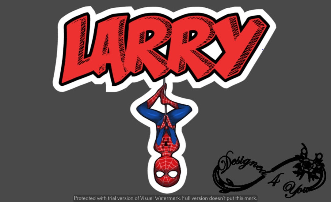 Spiderman Car Decal Personalized Spiderman Decal Custom Etsy