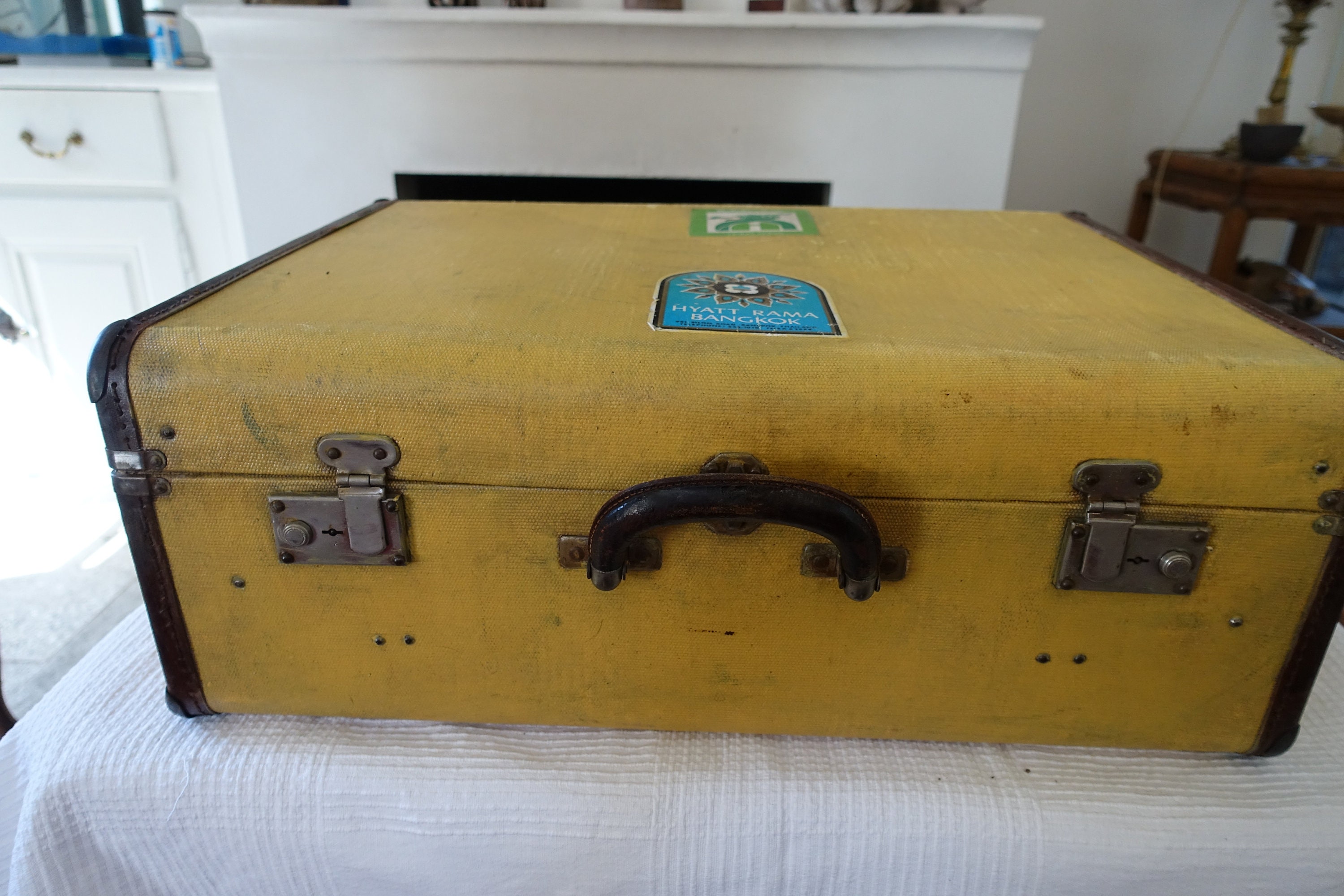 Grande malle de voyage Louis Carré - Ma valise en carton