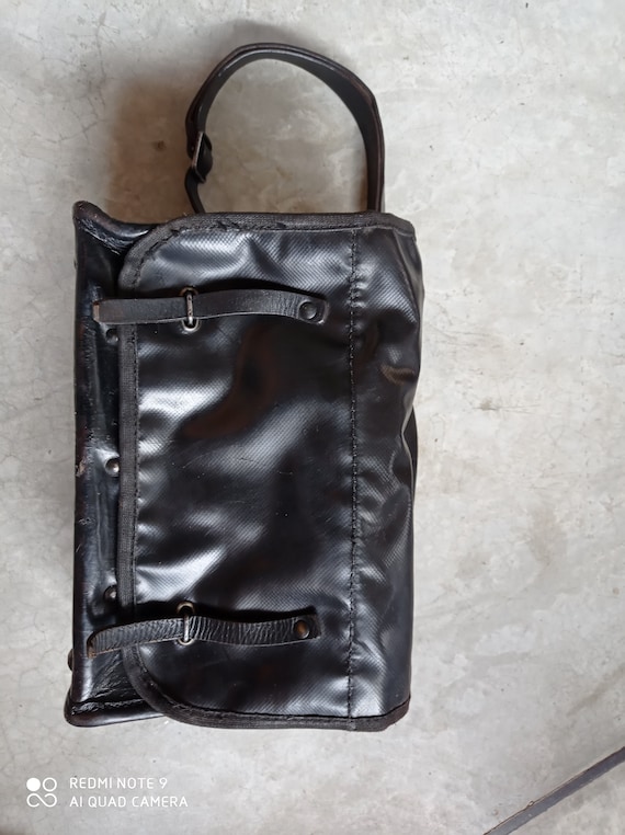 Industrial Leather Musette Bag for Men French Vintage Army - Etsy
