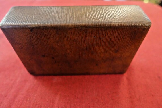Porte-bijoux De Voyage En Cuir Marron - Années 80 - Fabriqué En Italie - Vintage