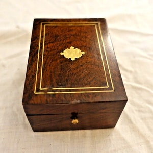 box watch box, gusset xix mahogany napoleon 3