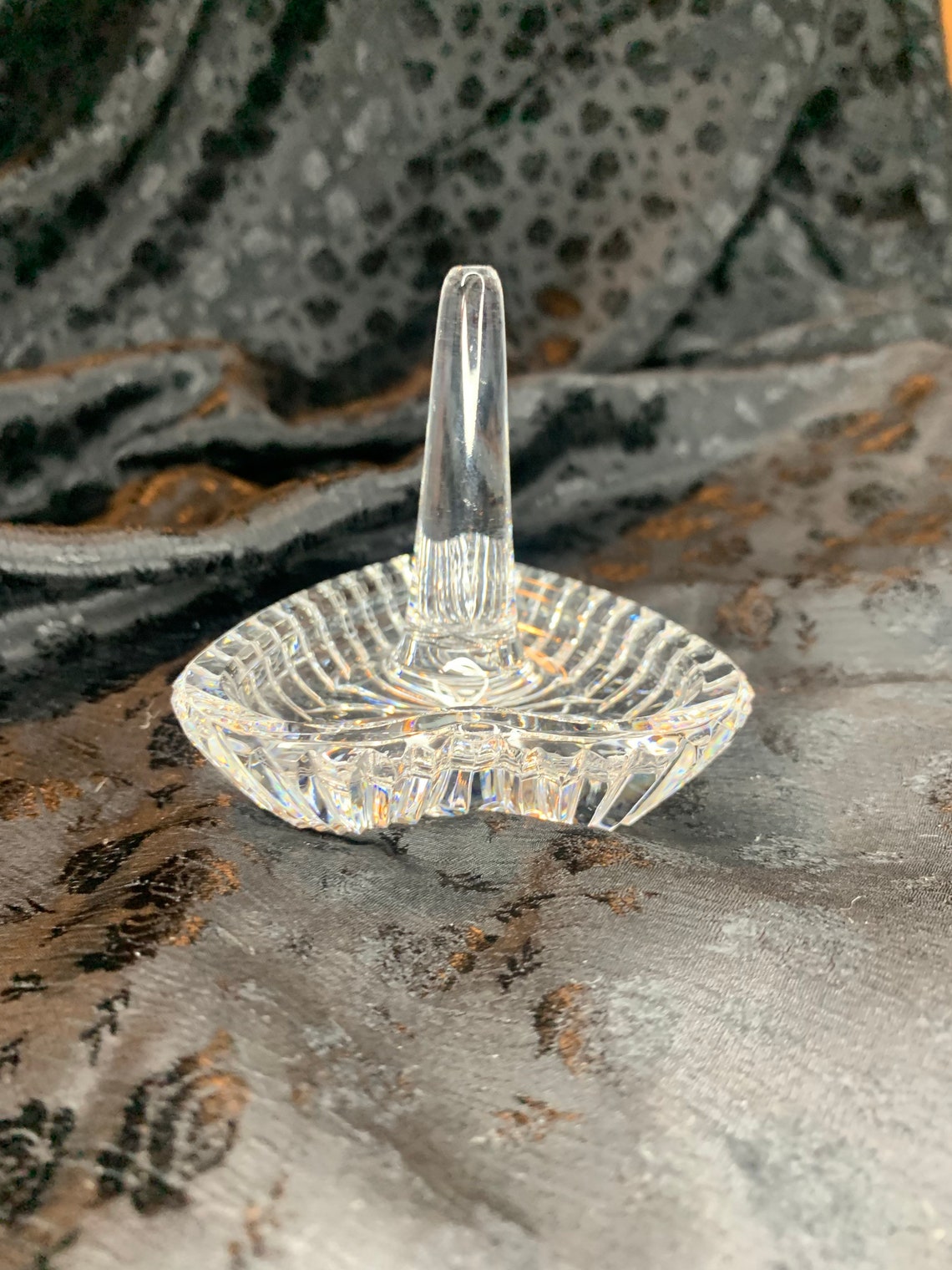 Genuine Waterford Crystal HeartShaped Ring Holder Etsy
