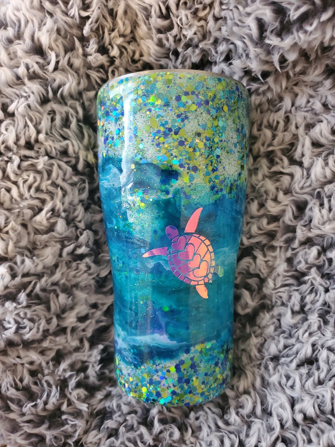 Sea Turtle Tumbler Etsy