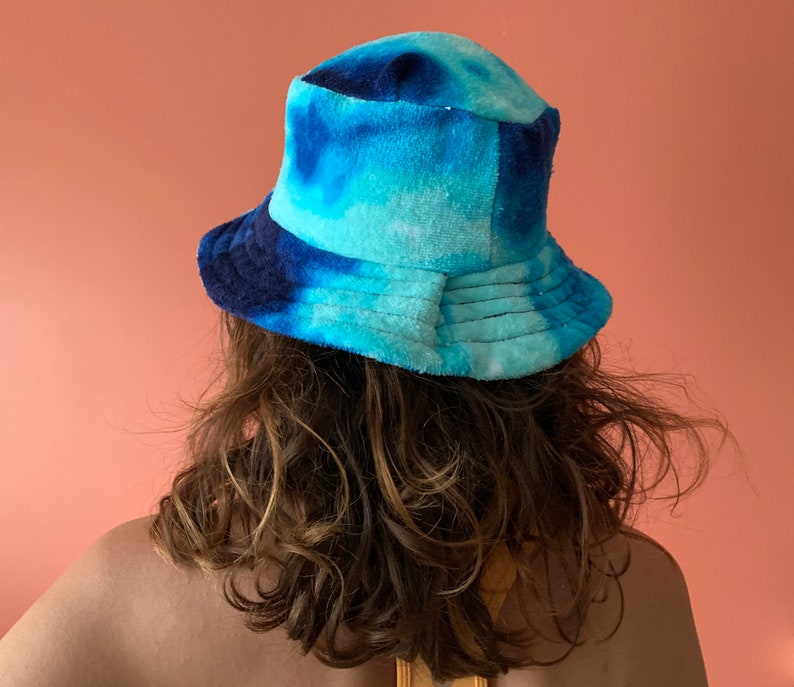 Tie Dye Towel Bucket Hat Etsy