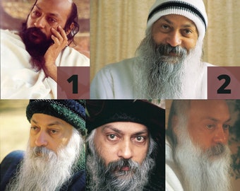 OSHO Full Resolution Digital Photo Download | High Quality Photos | Set of Five Photos