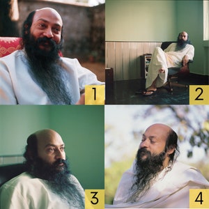 Rare Young OSHO Digital Photo Download Full Resolution Photos Set of Five Photos image 1