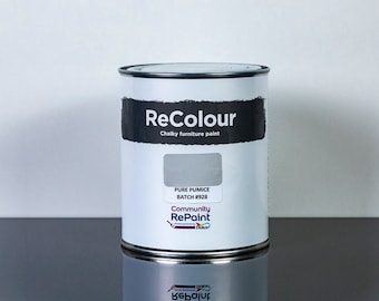 Grey Chalk Furniture Paint -Pure Pumice - 750ml