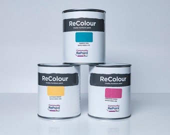 The Bright Bundle | ReColour Chalky Furniture Paint - eco-friendly, recycled paint for upcycling and crafts 750ml