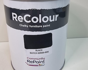 Black Chalk Furniture Paint 750ml