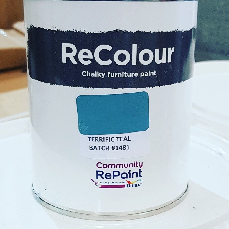 Teal ReColour Chalk Furniture Paint 750ml Etsy
