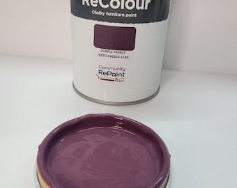 Purple Prince Chalk Furniture Paint | Recycled, Low VOC 750ml