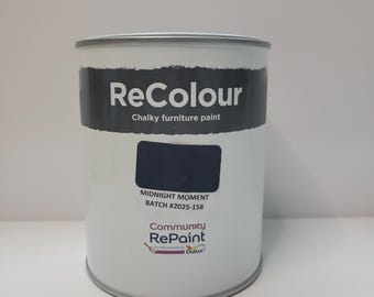 Midnight Moment Chalk Furniture Paint | Recycled Low VOC Paint (750ml)