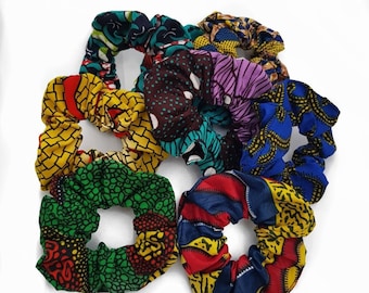 Ankara Scrunchie. African print Scrunchies. Ankara Scrunchies Hair Tie. Ankara Hair  Accessories. Women Hair Scrunchies. Ankara hair wrap.